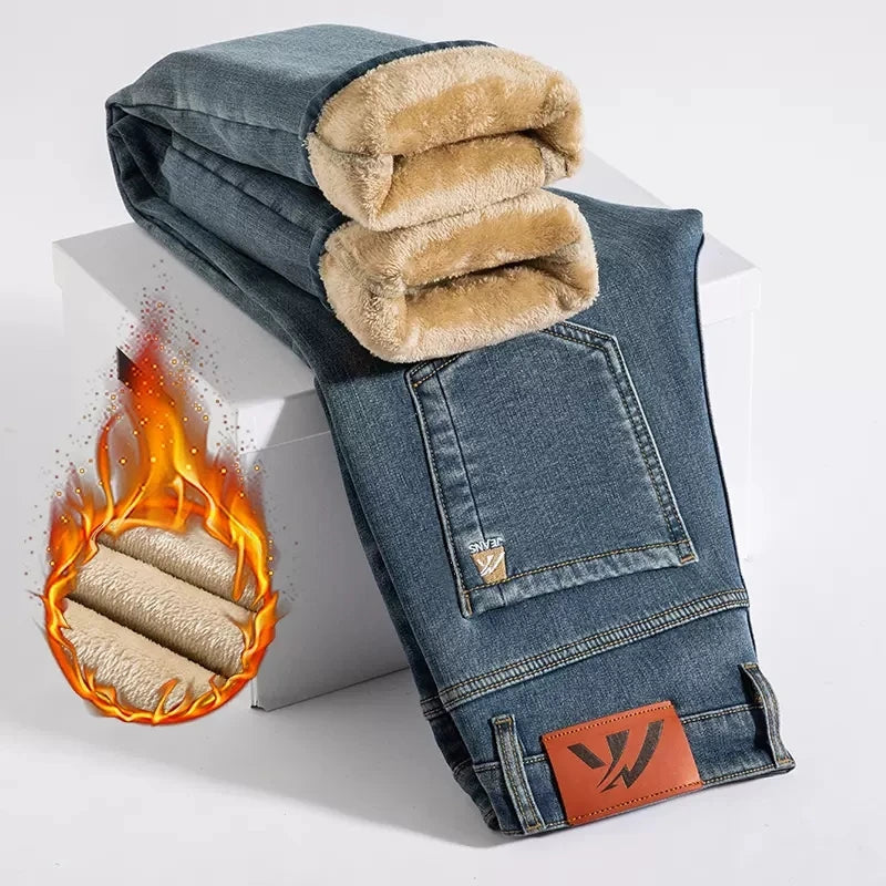 Calça Jeans Masculina com Revestimento Interno - ColdStyle