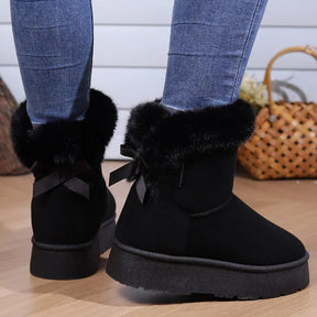 Bota Feminina Peluciada e Aveludada - Snow Boots