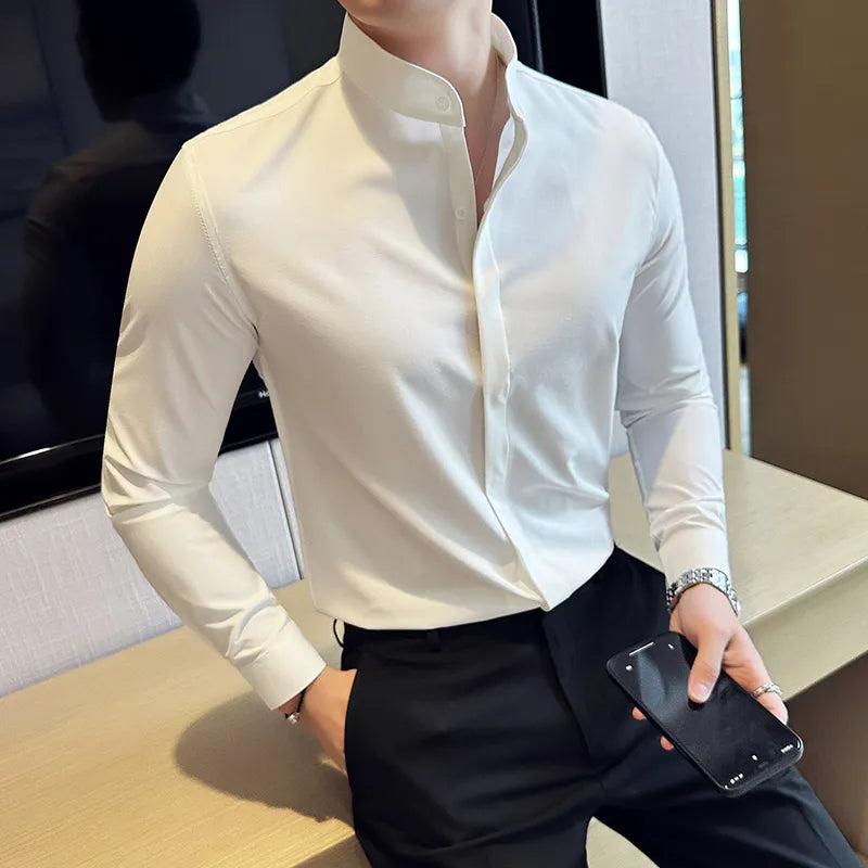Camisa Social Masculina Slim - Luxury